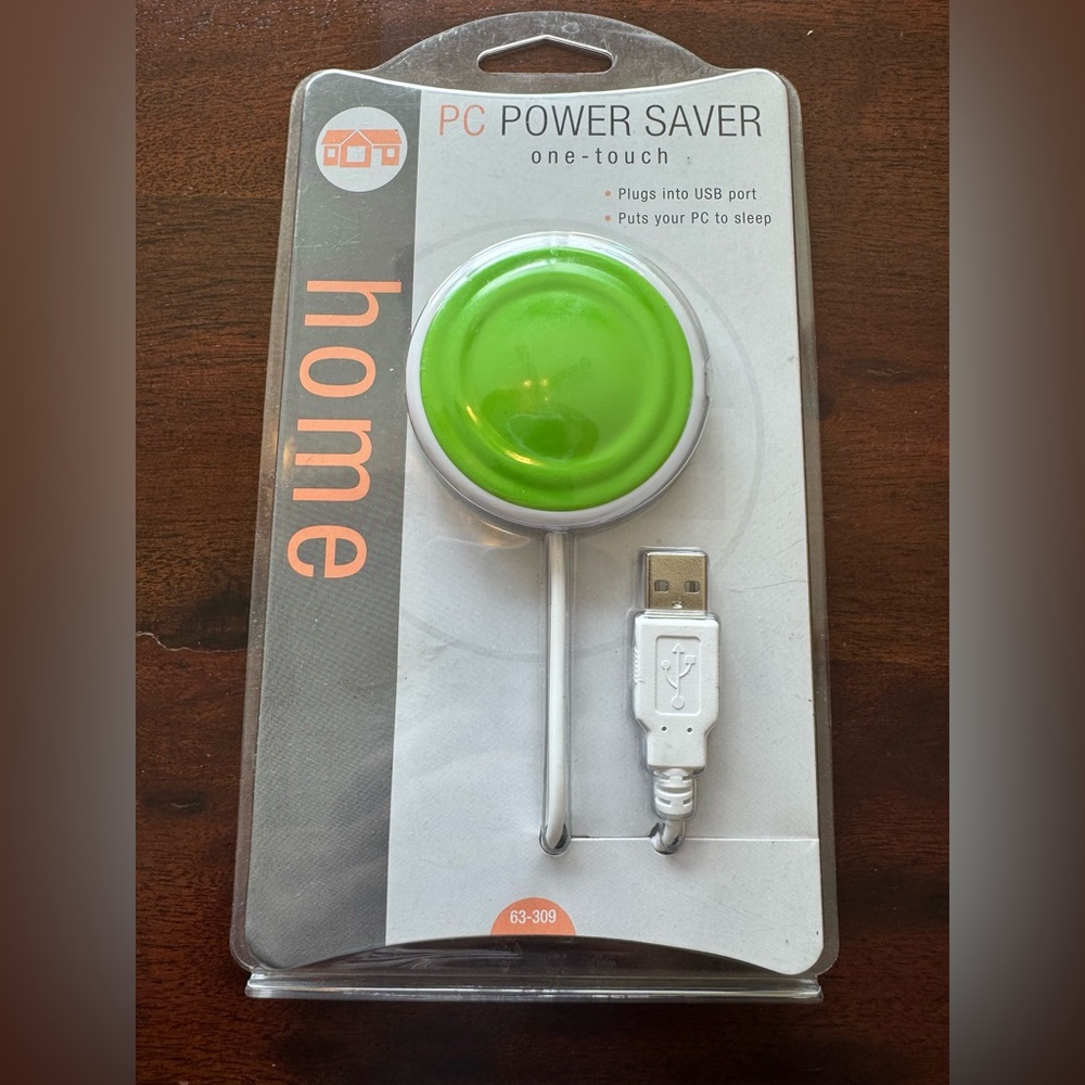 NEW PC Power Saver One-Touch USB 63-309 – Puts PC to Sleep – New in Package - Picture 1 of 5
